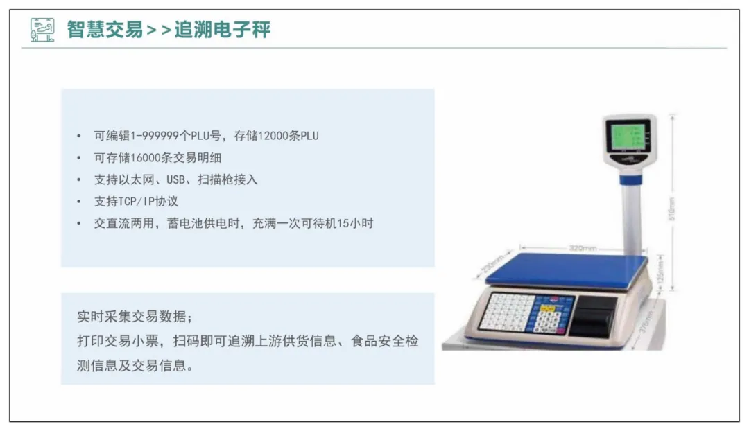 智慧农贸以及农产品流通智慧化解决方案