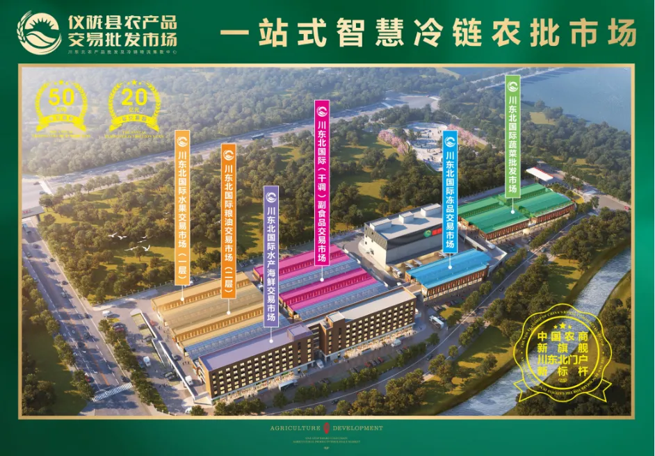 仪陇县农产品交易批发市场开始对外租售