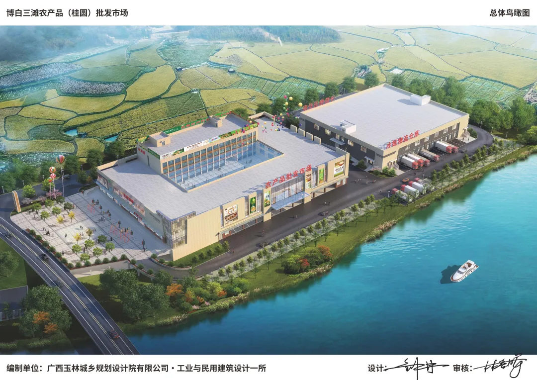 广西博白将新建一个农产品批发市场,效果图期待值拉满了!