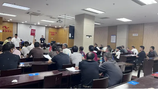 吉水县文水农产品批发市场摊(铺)位拍租圆满收官