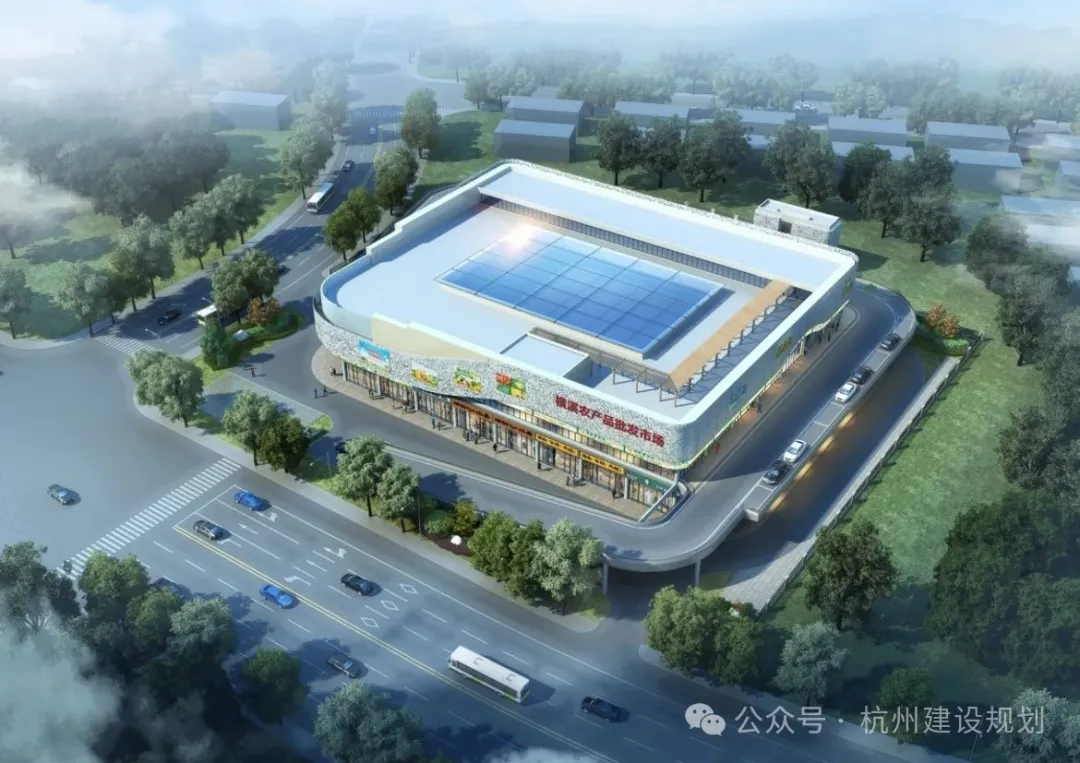 杭州市新建大型农产品批发市场,临安2.2万方商业项目公示